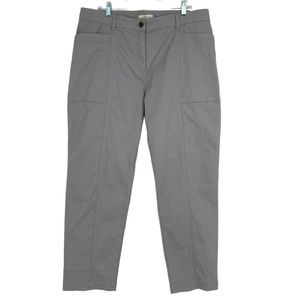 Boden Light Gray Chino Cropped Ankle Pants Size 12
